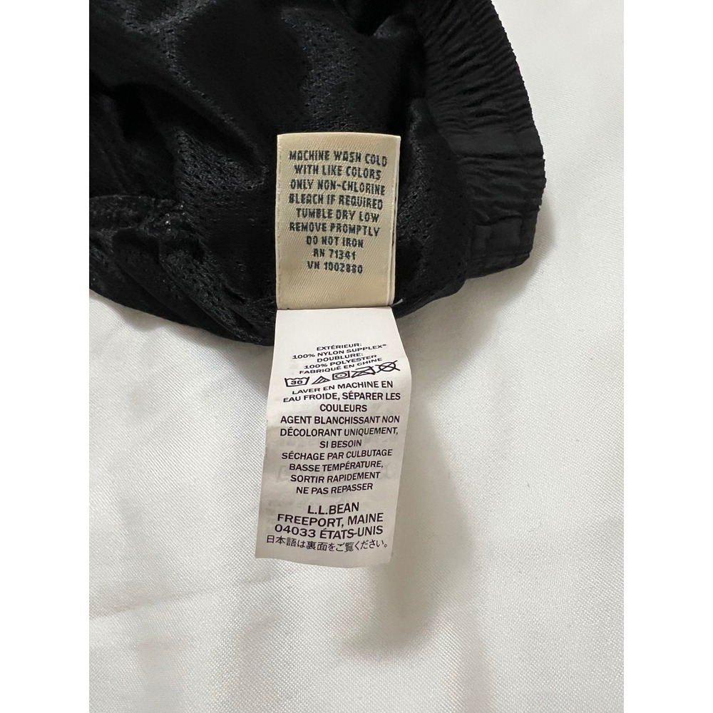 L.L. Bean Mens Black Running Shorts‎ Size Large Lightweight Athletic Gym Workout - Picture 8 of 10